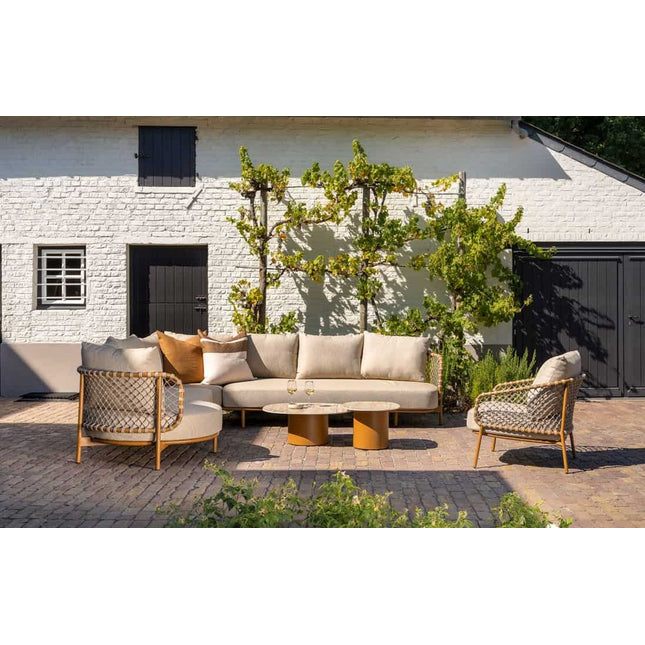 4 Seasons Outdoor Martinique modulaire lounge + Loungestoel + Sofie salontafels - Image 2