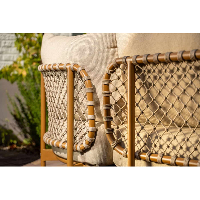 4 Seasons Outdoor Martinique modulaire lounge + Loungestoel + Sofie salontafels - Image 4