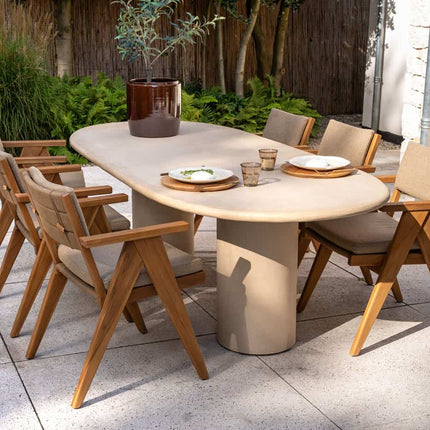 4 Seasons Outdoor Mats dining stoel + Hampton tafel mortex 240 cm - Image 4