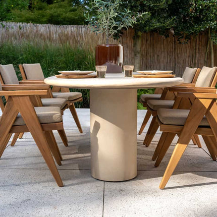4 Seasons Outdoor Mats dining stoel + Hampton tafel mortex 240 cm - Image 3