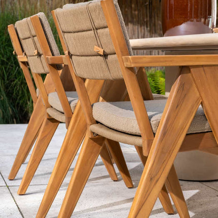 4 Seasons Outdoor Mats dining stoel + Hampton tafel mortex 240 cm - Image 12