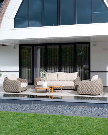 4 Seasons Outdoor Maxime loungeset + Finn salontafels keramiek