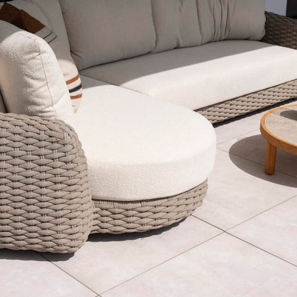 4 Seasons Outdoor Maxime chaise lounge bank + Boaz salontafels terre