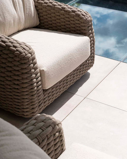 4 Seasons Outdoor Maxime loungeset + Finn salontafels keramiek