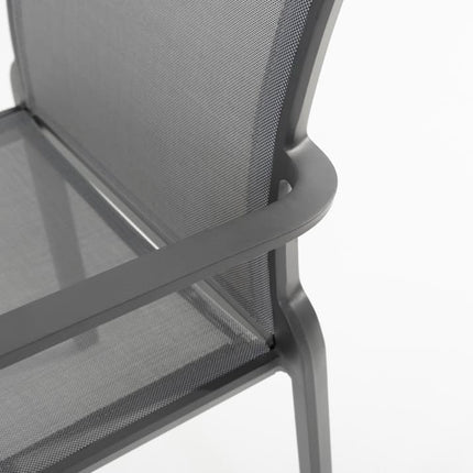 Taste 4SO Melbourne dining + Fiesta tafel met teak tafelblad 90 x 90 cm