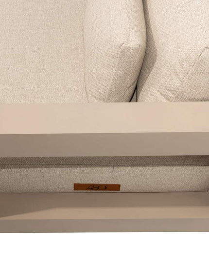 4 Seasons Outdoor Metropolitan loungeset latte + Pablo salontafels