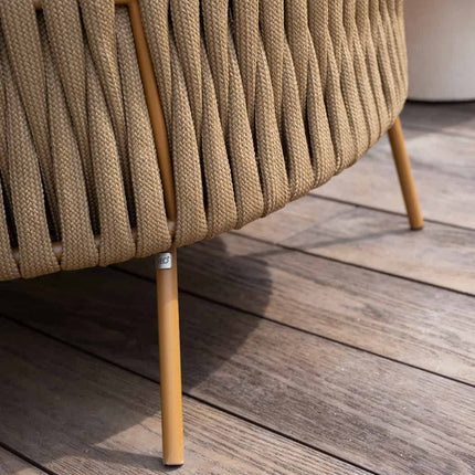 4 Seasons Outdoor Molina 3 zitsbank +  loungestoelen + Hampton salontafel 140 cm - Image 4