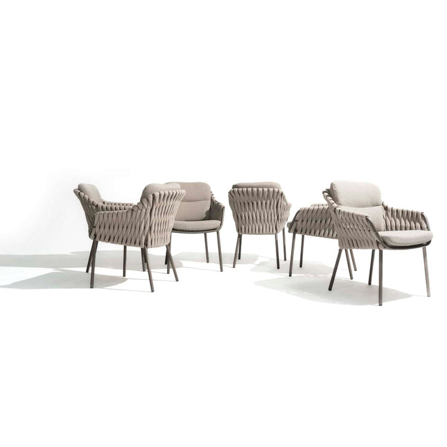 4 Seasons Outdoor Montera dining + Taste 4SO Prado tafel met keramisch tafelblad barrel terre 240 cm