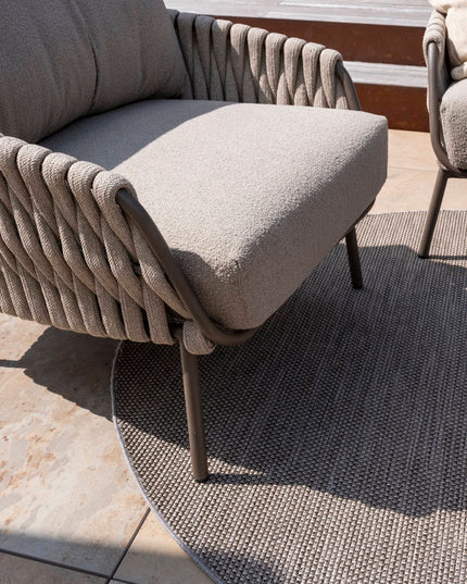 4 Seasons Outdoor Montera loungeset + Volta salontafel terre 80 Ø cm