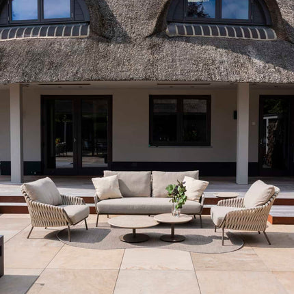 4 Seasons Outdoor Montera loungeset + Boaz salontafels terre - Image 3