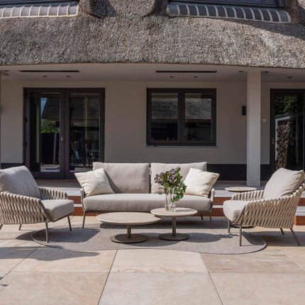 4 Seasons Outdoor Montera loungeset + Boaz salontafels terre - Image 2