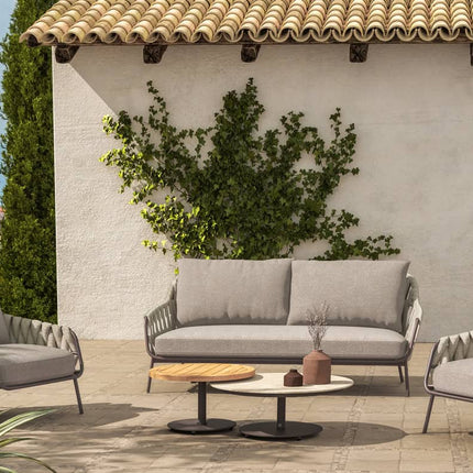 4 Seasons Outdoor Montera loungeset zonder salontafel + voetenbank
