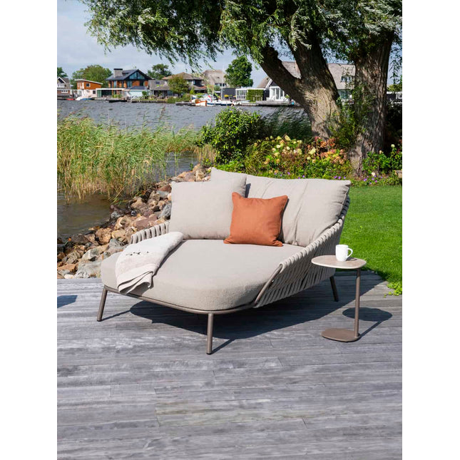 4 Seasons Outdoor Sofie bijzettafel met keramisch tafelblad 35 x 30 x 50 cm terre