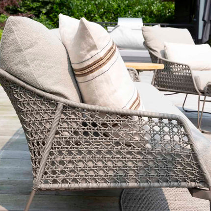 4 Seasons Outdoor Moretti loungeset + Volta salontafels terre