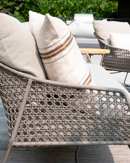 4 Seasons Outdoor Moretti loungeset + Boaz salontafel 80 Ø cm terre