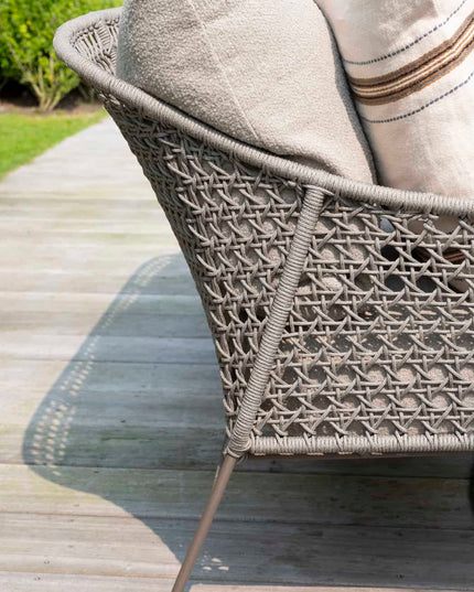 4 Seasons Outdoor Moretti loungeset + Boaz salontafel 80 Ø cm terre