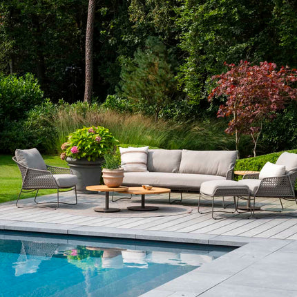 4 Seasons Outdoor Moretti loungeset + Volta salontafels terre