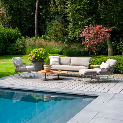 4 Seasons Outdoor Moretti 3-zits lounge bank incl. 3 kussens