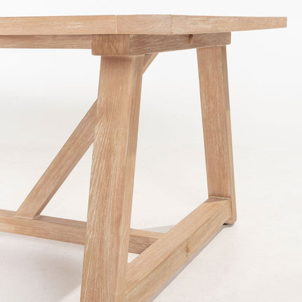 4 Seasons Outdoor Julia dining + Taste 4SO Noah brushed teak tafel 260 cm