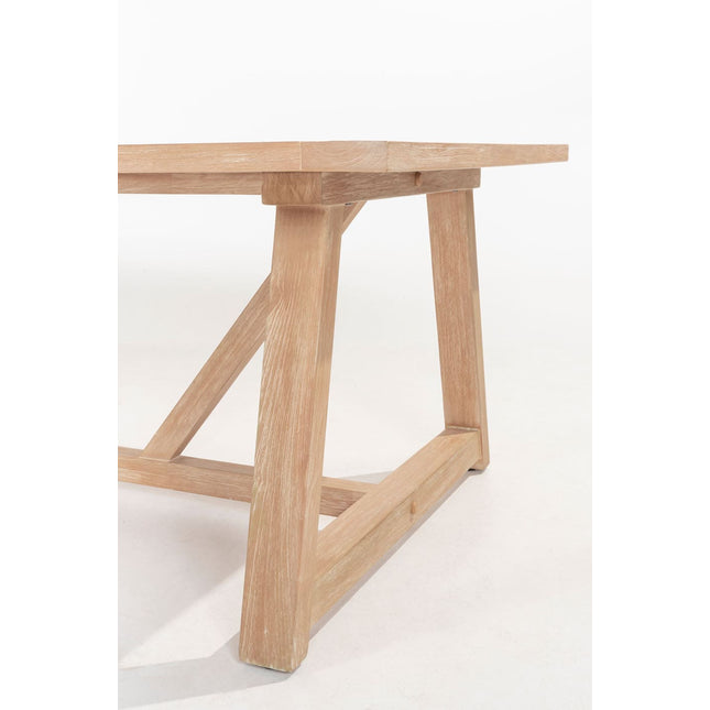 4 Seasons Outdoor Jura dining + Taste 4SO Noah brushed teak tafel 260 cm