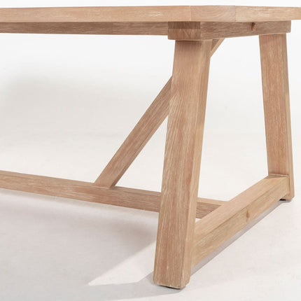4 Seasons Outdoor Julia dining + Taste 4SO Noah brushed teak tafel 260 cm