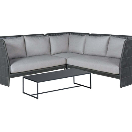 4 Seasons Outdoor Oriënt loungeset + Valetta salontafel 120 cm - Image 1