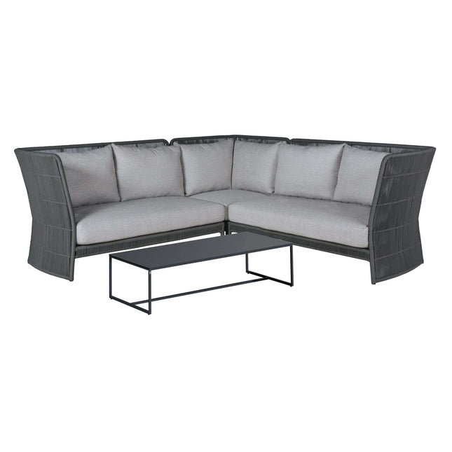 4 Seasons Outdoor Oriënt loungeset + Valetta salontafel 120 cm - Image 1