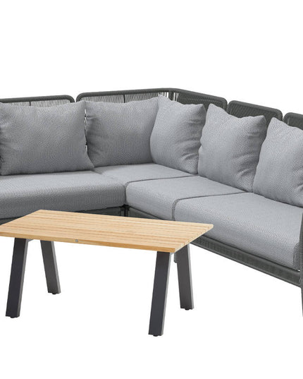 4 Seasons Outdoor Oriënt loungeset + center + Ambassador hoge salontafel