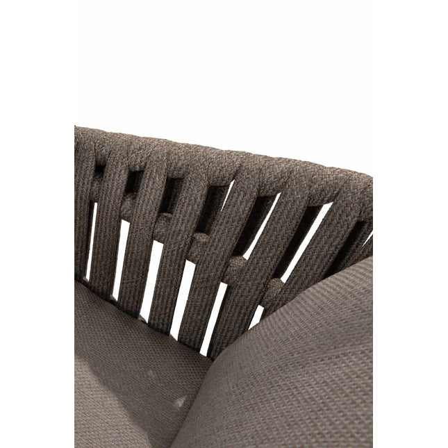 Taste 4SO Owen dining stoel (6 st.) + Donato eettafel Ø 160 cm cloud + lazy susan