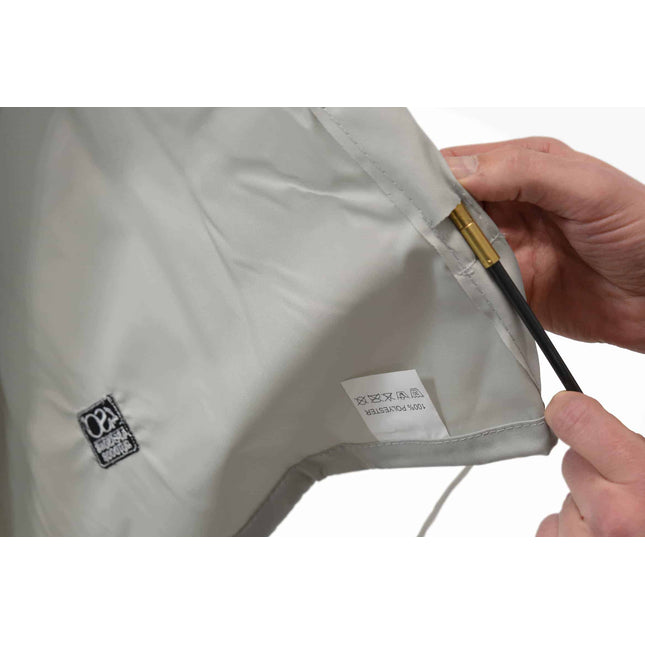 4 Seasons Outdoor Azzurro 200 x 300 cm charcoal houtlook frame