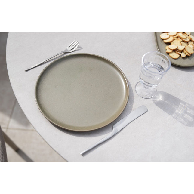 Taste 4SO Puglia dining stoel + Sarah tafel latte met geprint keramiek tafelblad 120 cm - Image 9