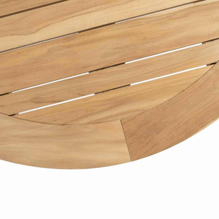 Taste 4SO Barista dining antraciet + Ambassador teak tafel 130 Ø cm