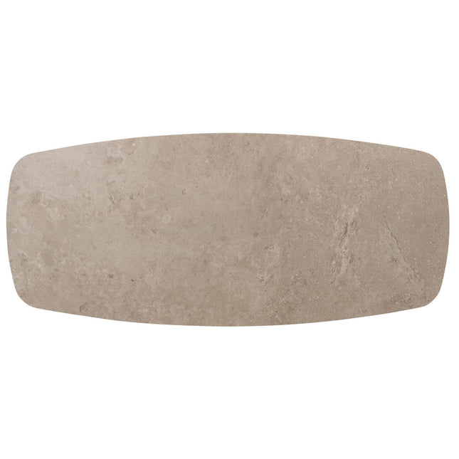 4 Seasons Outdoor Capalbio dining stoel + Taste 4SO Prado tafel met keramisch tafelblad barrel terre 240 cm