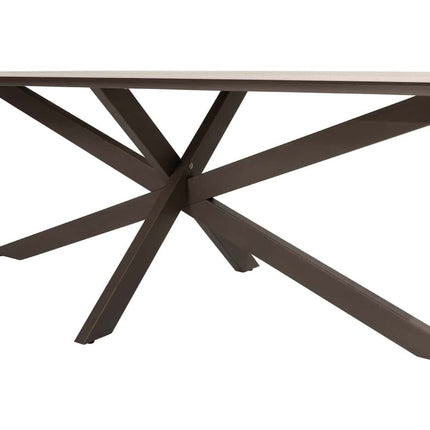 4 Seasons Outdoor Bernini dining stoel + Taste 4SO Prado tafel met keramisch tafelblad barrel terre 240 cm