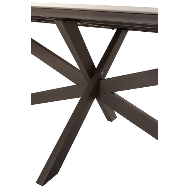 4 Seasons Outdoor Montera dining + Taste 4SO Prado tafel met keramisch tafelblad barrel terre 240 cm