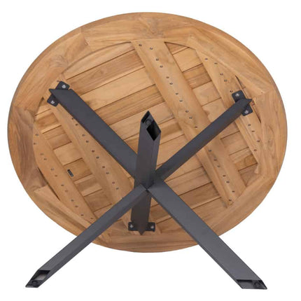 Taste 4SO Sienna dining + Prado teak tafel 130 Ø cm