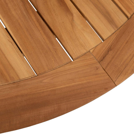 Taste 4SO Sienna dining + Prado teak tafel 130 Ø cm teak onderstel