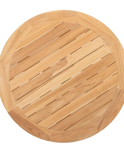 4 Seasons Outdoor Veneto dining terre + Taste 4SO Prado teak tafel 130 Ø cm