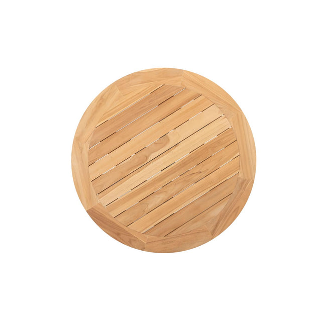 4 Seasons Outdoor Como dining + Taste 4SO Prado teak tafel 130 Ø cm