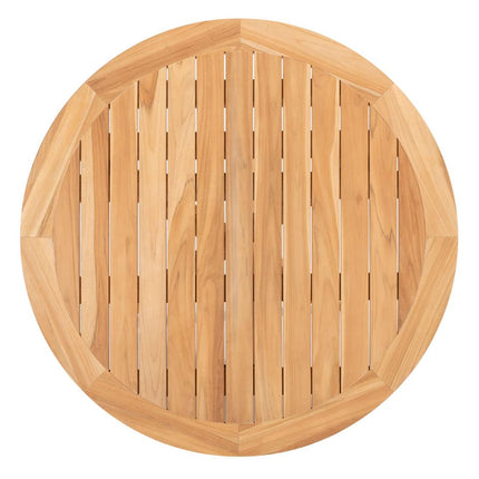 4 Seasons Outdoor Jura dining + Taste 4SO Prado teak tafel 160 Ø cm
