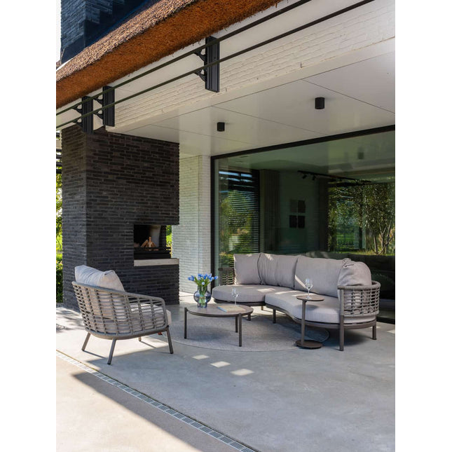 Taste 4SO Puglia modulaire set terre + lounge stoel incl. 2 kussens + Monroe set van 2 salontafels - Image 2