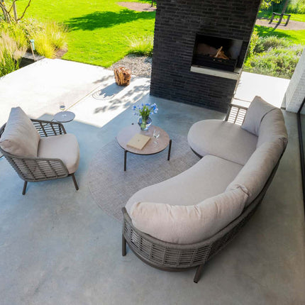 Taste 4SO Puglia modulaire set terre + lounge stoel incl. 2 kussens + Monroe set van 2 salontafels - Image 3