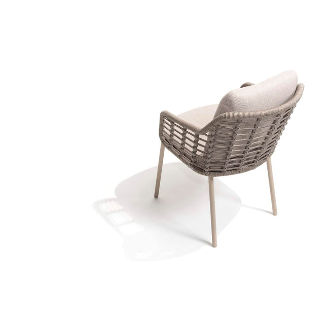 Taste 4SO Puglia dining stoel + Sarah tafel latte met geprint keramiek tafelblad 120 cm - Image 5