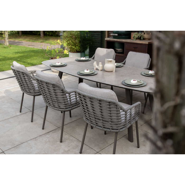 Taste 4SO Puglia dining stoel + Manolo tafel terre met geprint keramiek tafelblad 240 cm - Image 2