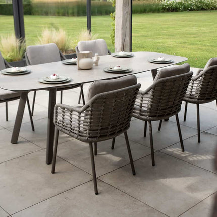Taste 4SO Puglia dining stoel + Manolo tafel terre met geprint keramiek tafelblad 240 cm - Image 4