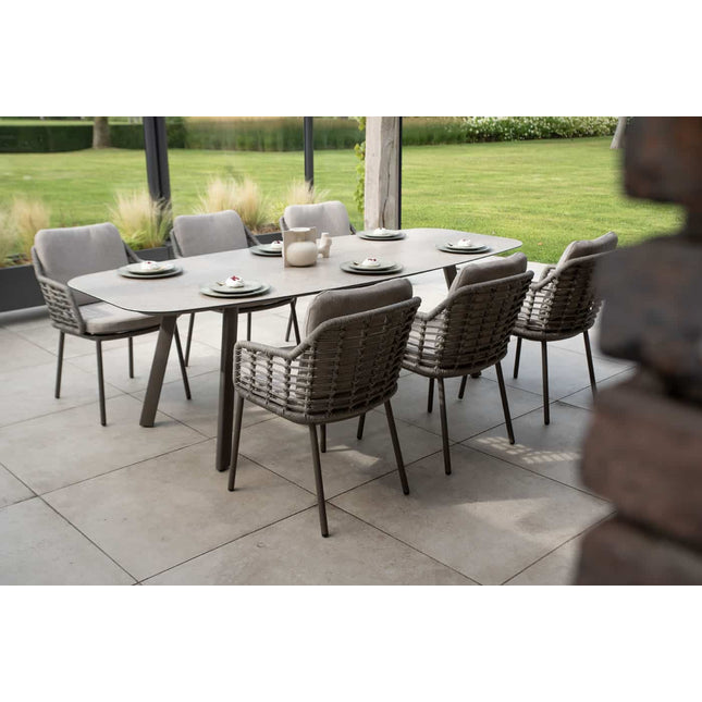 Taste 4SO Puglia dining stoel + Manolo tafel terre met geprint keramiek tafelblad 240 cm - Image 4