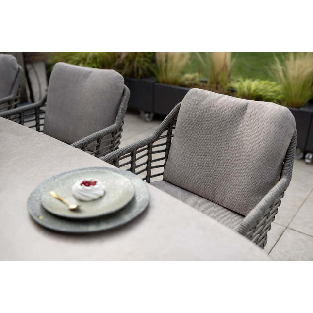 Taste 4SO Puglia dining stoel + Sarah tafel terre met geprint keramiek tafelblad 120 cm - Image 4