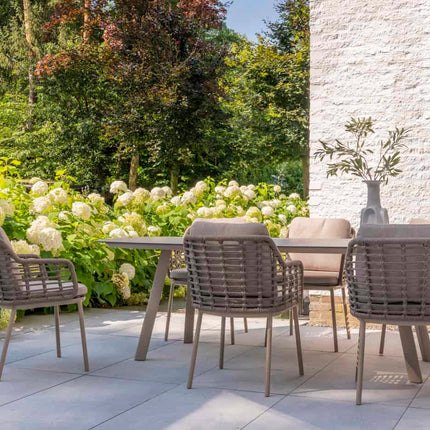Taste 4 SO Puglia dining stoel + Manolo tafel latte met geprint keramiek tafelblad 240 cm - Image 4