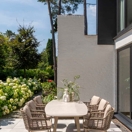 Taste 4 SO Puglia dining stoel + Manolo tafel latte met geprint keramiek tafelblad 240 cm - Image 2