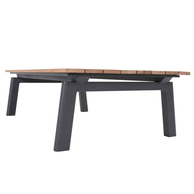 Taste 4SO Ravenna salontafel met teak tafelblad 120 x 65 x 35 cm